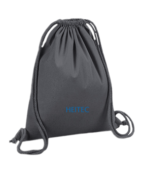 Merch Organic Premium Cotton Gymsack GrapGrey