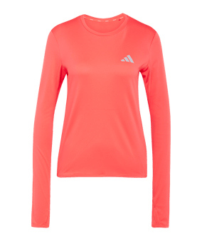 adidas Adizero Ekiden Sweatshirt Damen Rot - rot