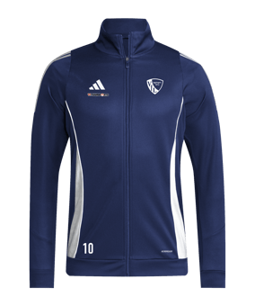 adidas Tiro 24 Trainingsjacke Dunkelblau Weiss
