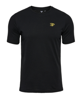 Hummel hmlAMNESTY Label T-Shirt Schwarz F2001 - schwarz