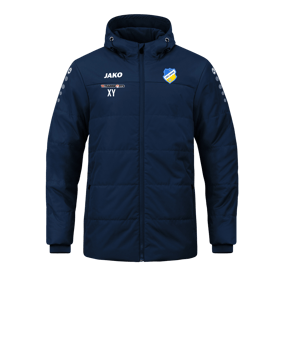 JAKO Team Coach Kapuzenjacke Blau F900