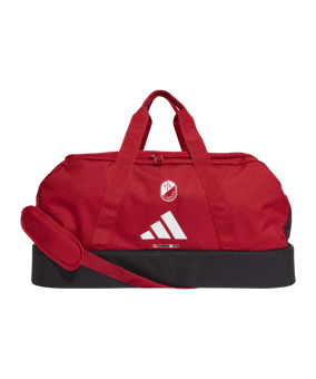 adidas Tiro League Duffel Bag Gr. M Rot Weiss