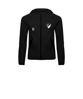 adidas Tiro Travel Hoody Kids Schwarz