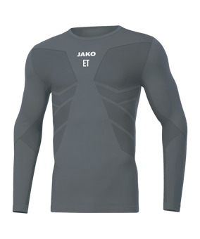 JAKO Comfort 2.0 langarm Kids Grau F40