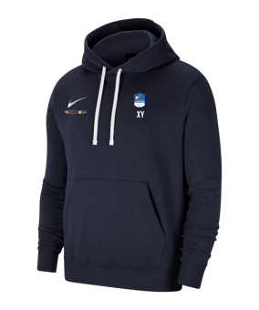 Nike Park 20 Fleece Hoody Blau Weiss F451