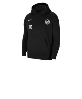 Nike Park 20 Fleece Hoody Kids Schwarz Weiss F010
