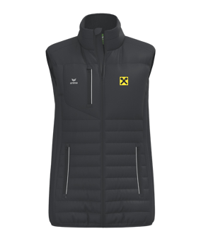 Erima CMPT Puffer Weste Damen Schwarz