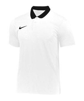 Nike Park 20 Poloshirt Weiss Schwarz F100 - weiss