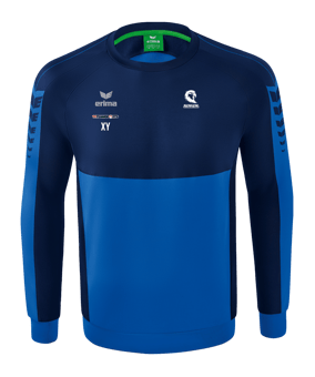 Erima Six Wings Sweatshirt Kids Blau Dunkelblau