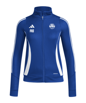 adidas Tiro 24 Trainingsjacke Damen Blau Weiss