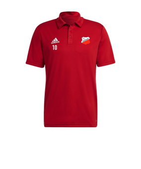 adidas Entrada 22 Poloshirt Rot