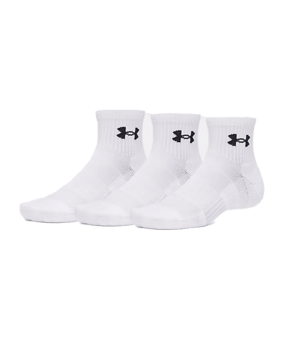 Under Armour Performance Cotton 3p Qtr Socken Weiß F100 - weiss