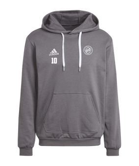 adidas Entrada 22 Hoody Grau