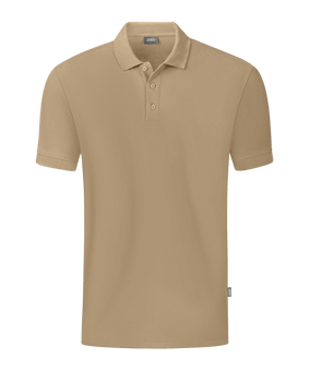 JAKO Organic Polo Shirt Beige F380 - braun