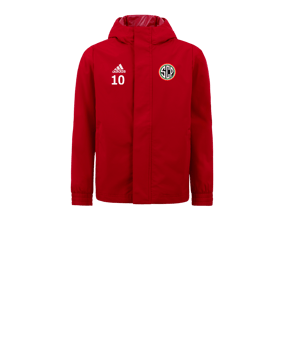 adidas Entrada 22 Allwetterjacke Kids Rot