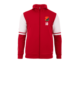 adidas Squadra 25 Kapuzenjacke Kids Rot