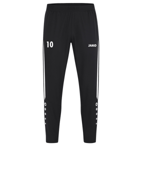 JAKO Power Freizeithose Schwarz Weiss F802