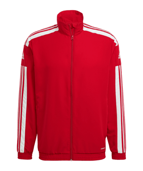 adidas Squadra 21 Präsentationsjacke Rot Weiss - rot