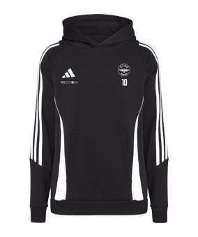 adidas Tiro 24 Hoody Kids Schwarz Weiss