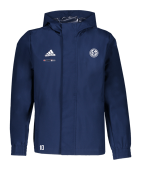 adidas Entrada 22 Allwetterjacke Blau