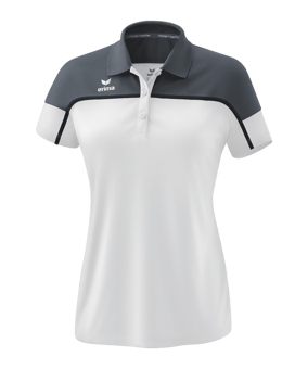 Erima Change by Poloshirt Damen Weiss Grau - weiss