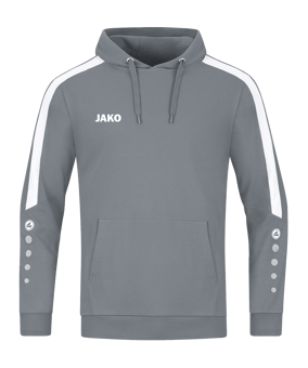 JAKO Power Hoody Damen Grau Weiss F840 - grau
