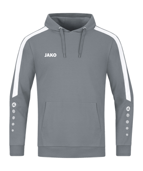 JAKO Power Hoody Damen Grau Weiss F840