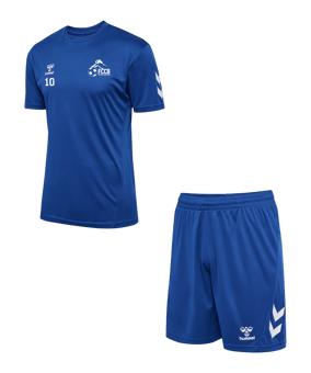 Hummel Ensemble de maillots Bleu C7045 