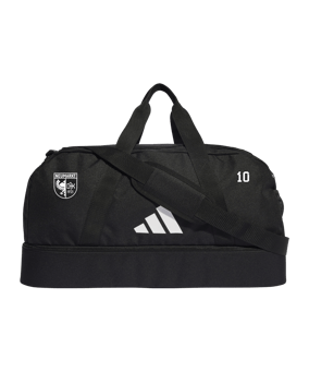 adidas Tiro League Duffel Bag Gr. M Schwarz Weiss