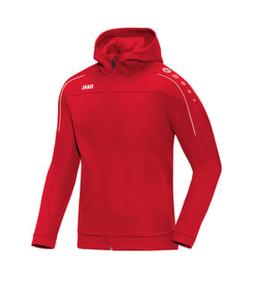 JAKO Classico Kapuzenjacke Kids Rot F01 - rot