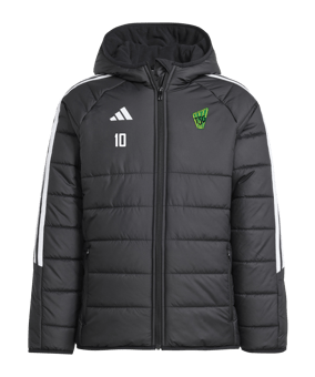adidas Tiro 24 Winterjacke Kids Schwarz Weiss