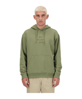 New Balance Iconic Collegiate Graphic Hoody FDEK - gruen