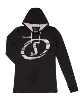 Spalding Fast Hooded Trikot langarm Damen Schwarz - schwarz