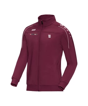 JAKO Classico Polyesterjacke Dunkelrot F14
