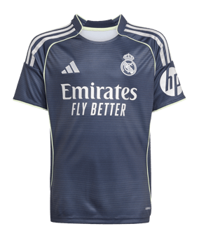 adidas Real Madrid Trikot Away 2025/2026 Kids Blau - blau