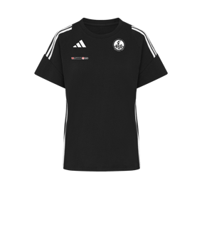 adidas Tiro 24 T-Shirt Damen Schwarz Weiss