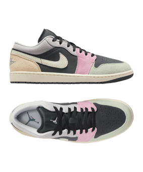 Jordan Air Jordan 1 Low SE Black Pastels Grau F004 - grau