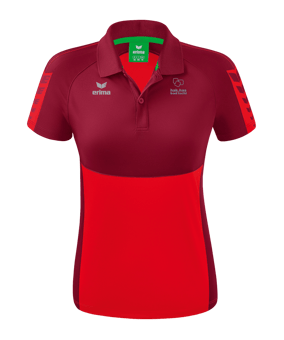 Erima Six Wings Poloshirt Damen Rot