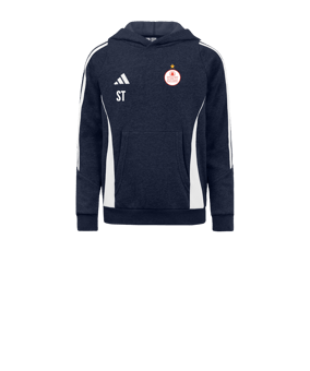 adidas Tiro 24 Hoody Kids Blau Weiss