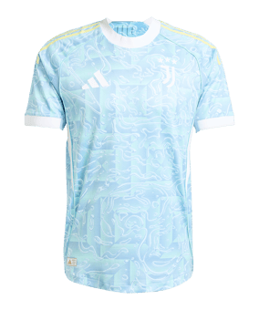 adidas Juventus Turin Authentic Trikot Away 2025/2026 Blau - blau