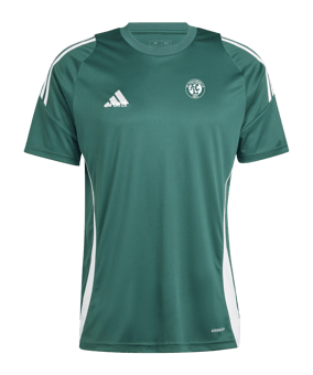 adidas Tiro 24 Trikot Dunkelgrün Weiss