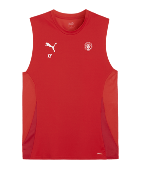 PUMA teamGOAL Tanktop Rot Weiss F01