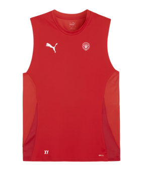PUMA teamGOAL Tanktop Rot Weiss F01