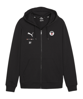 PUMA teamGOAL Casuals Kapuzenjacke Schwarz F03