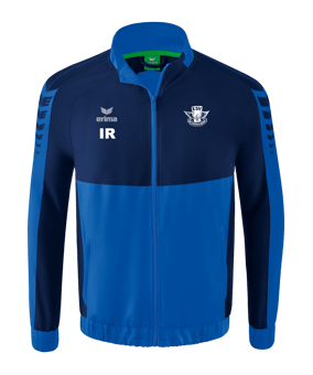 Erima Six Wings Präsentationsjacke Blau