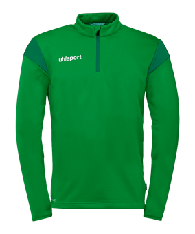 uhlsport Squad 27 1/4 Zip Top Sweatshirt Kids F90 - gruen