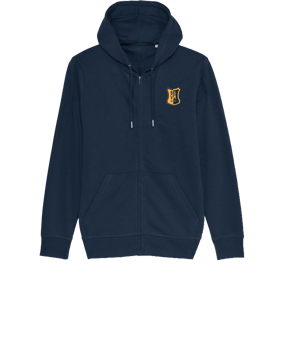 Merch Connector Zip-Hoodie French Navy | #justlogo1c