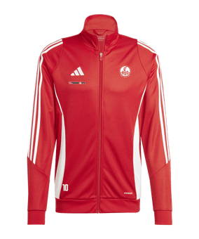 adidas Tiro 24 Trainingsjacke Rot Weiss