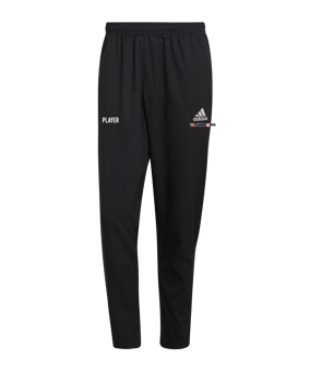 adidas Entrada 22 Präsentationshose Schwarz Weiss