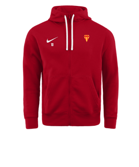 Veste à capuche Nike Park 20 Fleece rouge blanc F657